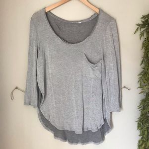 🌻 3/$18 Pacsun Me to We Long Sleeve Round Hem Top